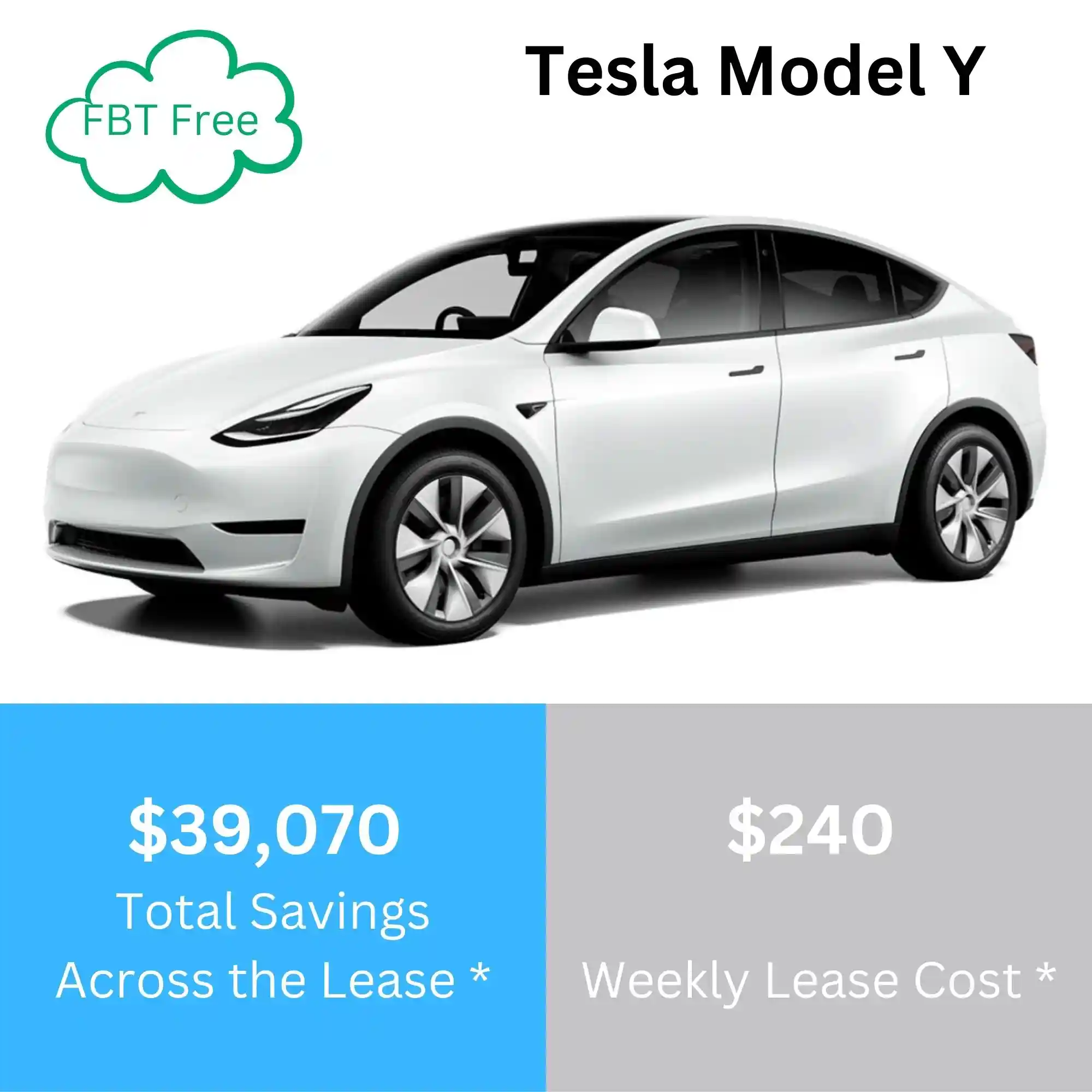 tesla model Y novated lease